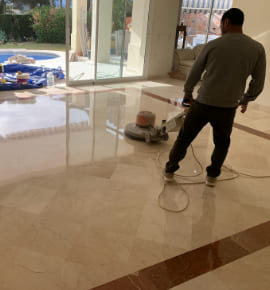 Polishing Apartment Floors