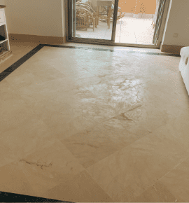 Marble Floor Before Being Polished