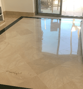 Marble Floor After Polishing